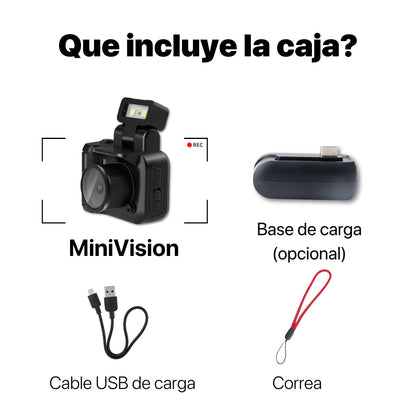 Mini cámara retro llavero portátil