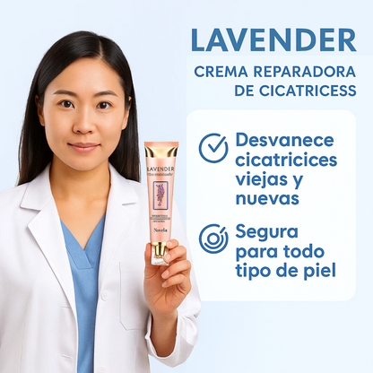 Novella™ Crema reparadora de cicatrices de lavanda - Fórmula clínicamente probada