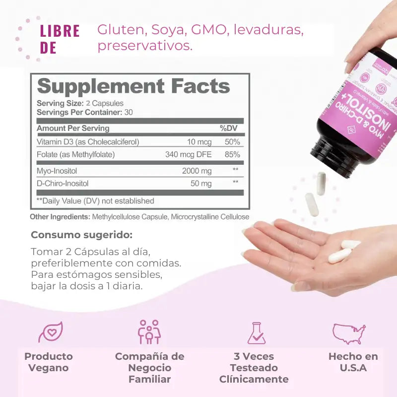 Inositol - Equilibrio hormonal y salud ovárica