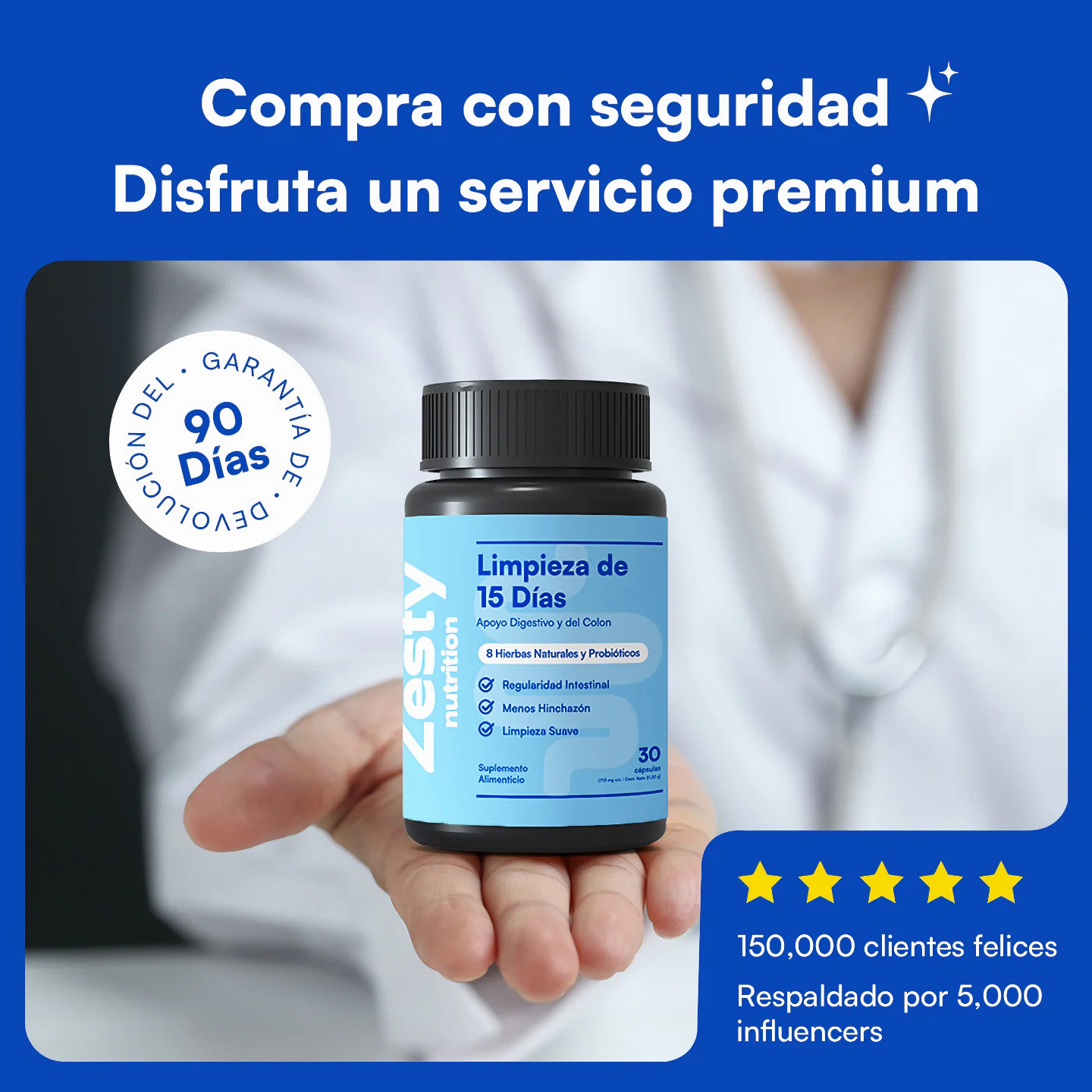 Zesty Nutrition Limpieza digestiva de 15 Días