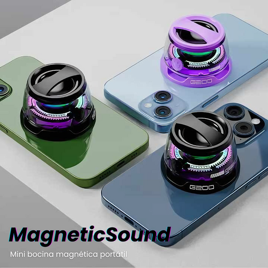 MagneticSound® Mini bocina magnética portátil